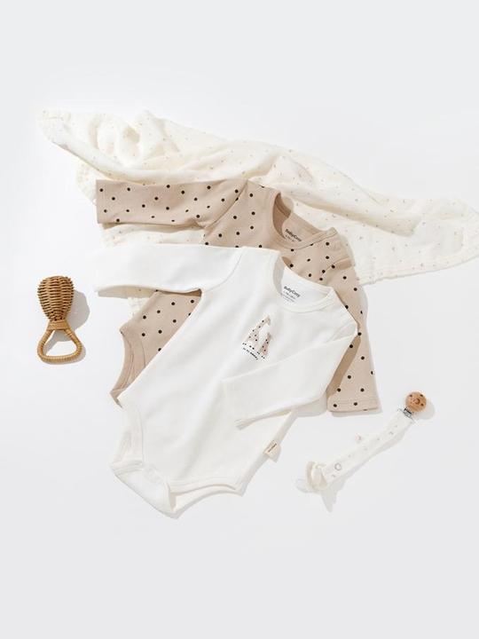 Actual product image BabyCosy 2 Pcs Long Sleeve Body (80)