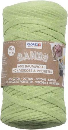 Image du produit Glorex Bandes de macramé de laine 250 g, vert (125 m)