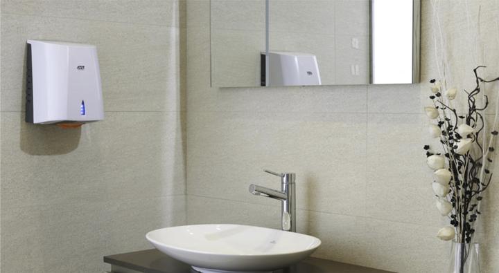 Actual product image JVD SUP'AIR IP24 IK9 automatic hand dryer