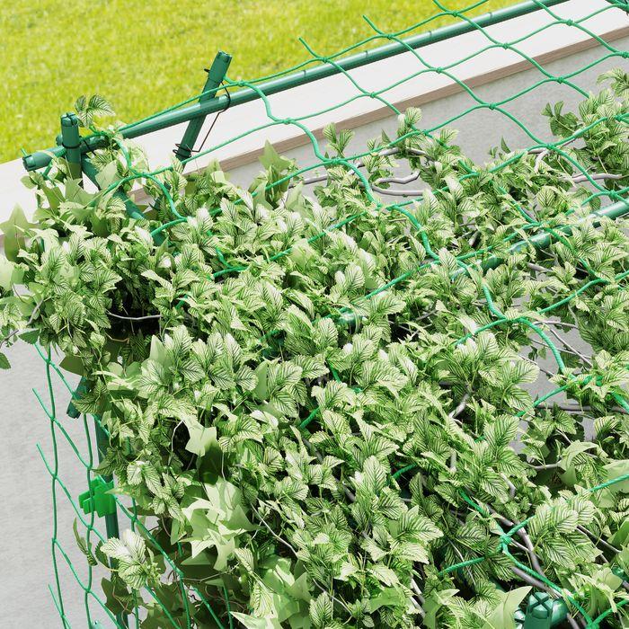 Actual product image Swisshandel24 Rankgitter aus Stahl rostfrei Rankhilfe 223x223x223 cm Grün (223 cm, 223 cm)