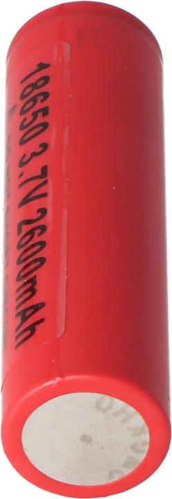 Actual product image Sanyo UR18650NSX battery (positive terminal slightly protruding) (1 pcs., 18650, 2600 mAh)