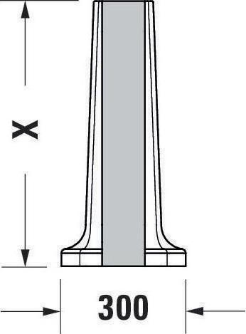 Produktbild Duravit Standsäule 1930 296x280mm weiss