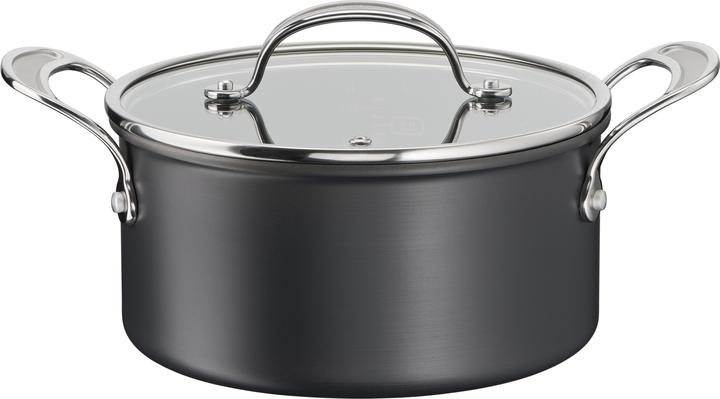 Tefal Jamie Oliver Cook's Classics HA Topf, 24 cm/5,2 L, schwarz (24 cm, Kochtopf)