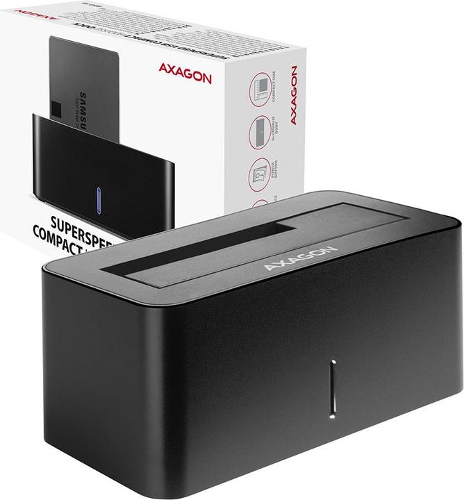 Immagine prodotto Axagon ADSA-SN Storage Drive Docking Station USB 3.2 Gen 1 (3.1 Gen 1) Type-A Nero (3.5")