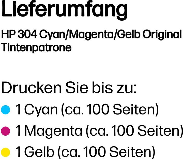 Immagine prodotto HP 304 (M, Y, C)