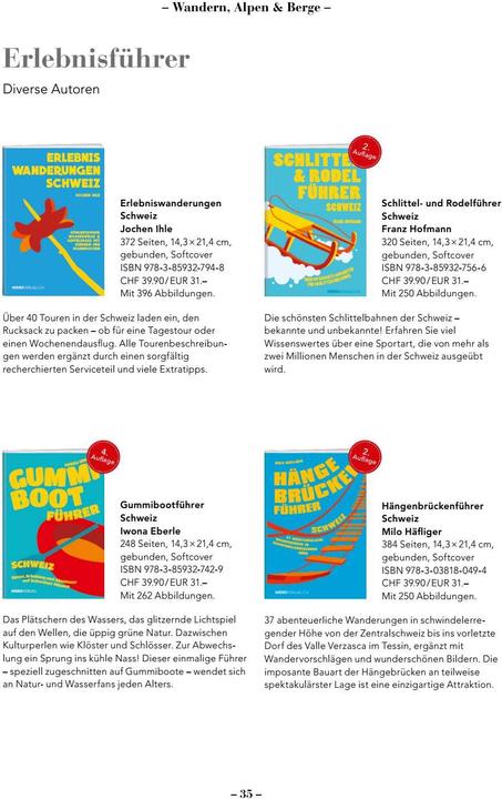 Produktbild Gummibootführer Schweiz (Deutsch, Iwona Eberle)