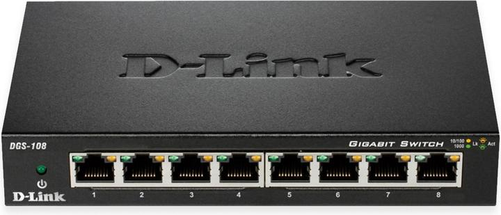 Actual product image D-Link Dgs-108 (8 Ports)