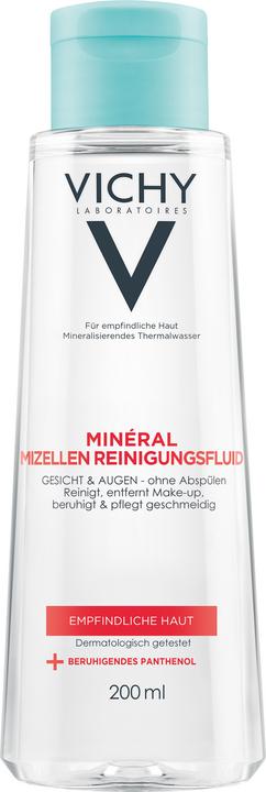 Vichy Pureté Thermale Minéral Mizellen Reinigungsfluid empfindliche Haut (Mizellenwasser, 200 ml)