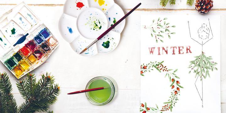 Immagine prodotto Watercolor fein und floral (Tedesco, Malin Lammers, 2021)