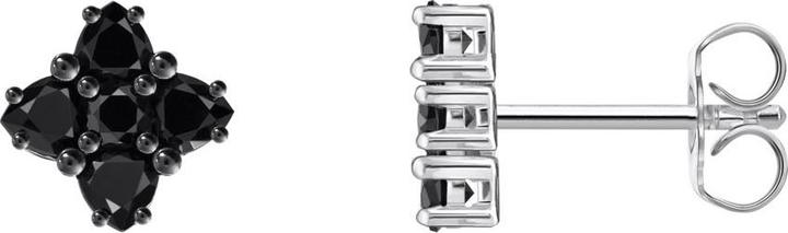Produktbild Thomas Sabo Ohrstecker in 4-eckigem Design (925 Sterlingsilber, Geschwärzt)