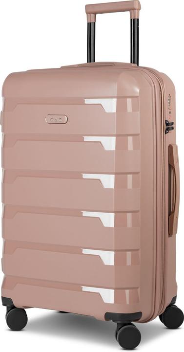 Produktbild D&N South Dakota 4 Rollen Kofferset 3-teilig mit Dehnfalte (203 l, XL (ab 115l))