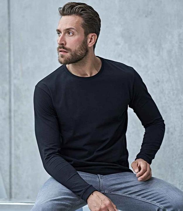 Immagine prodotto Tee Jays Maglietta Aderente Manica Lunga Uomo (3XL)