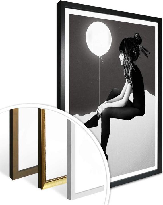 Image du produit Trenddeko No such thing as nothing by night - ballon lumineux (24 x 30 cm)