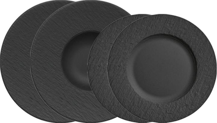 Produktbild Villeroy & Boch Teller-Set Manufacture Rock (4 Stück)