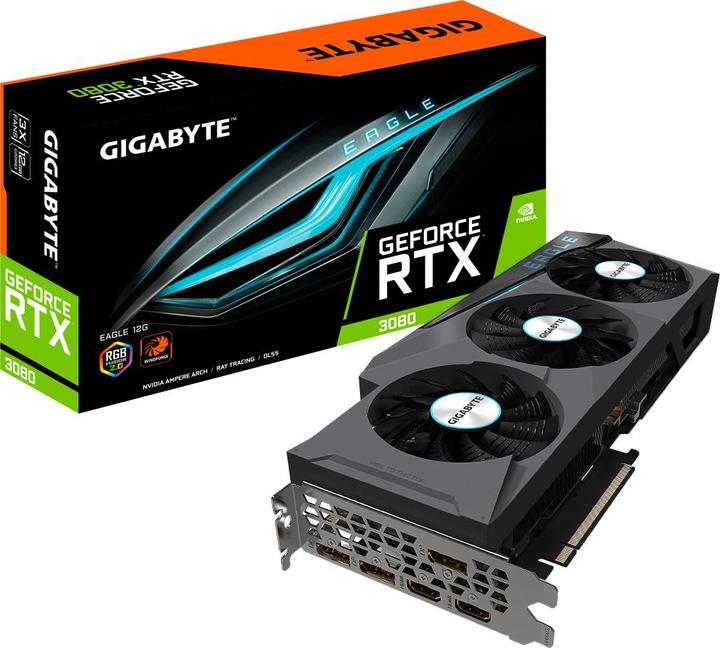 Produktbild Gigabyte GeForce RTX 3080 EAGLE (12 GB)