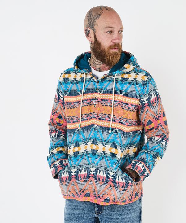 Produktbild Joe Browns Bright Aztec Button Detail Hoodie (S)