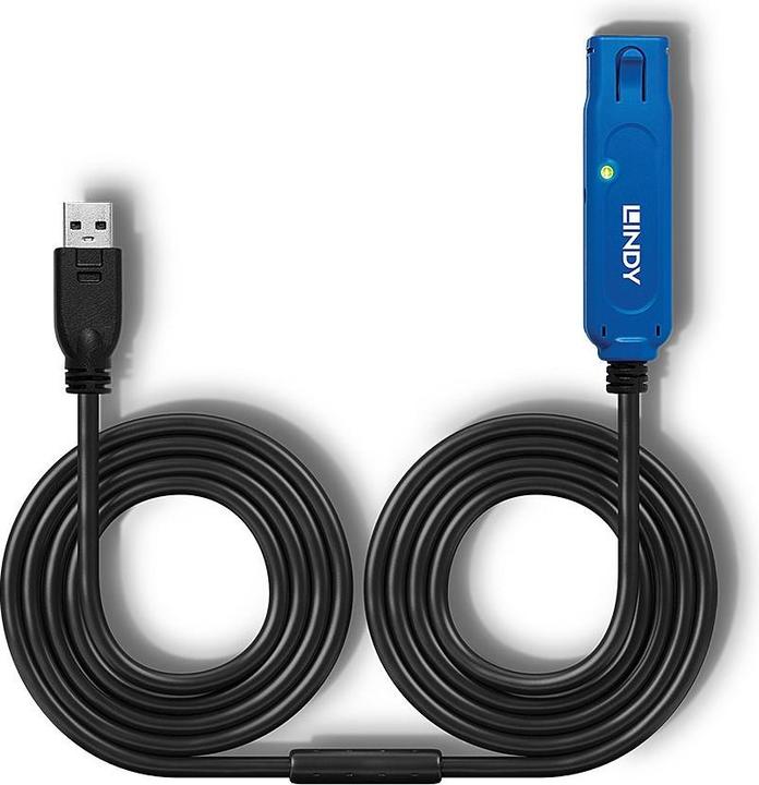 Produktbild Lindy USB 3.0 Aktiv-Verlängerungskabel Pro (10 m, USB 3.0)