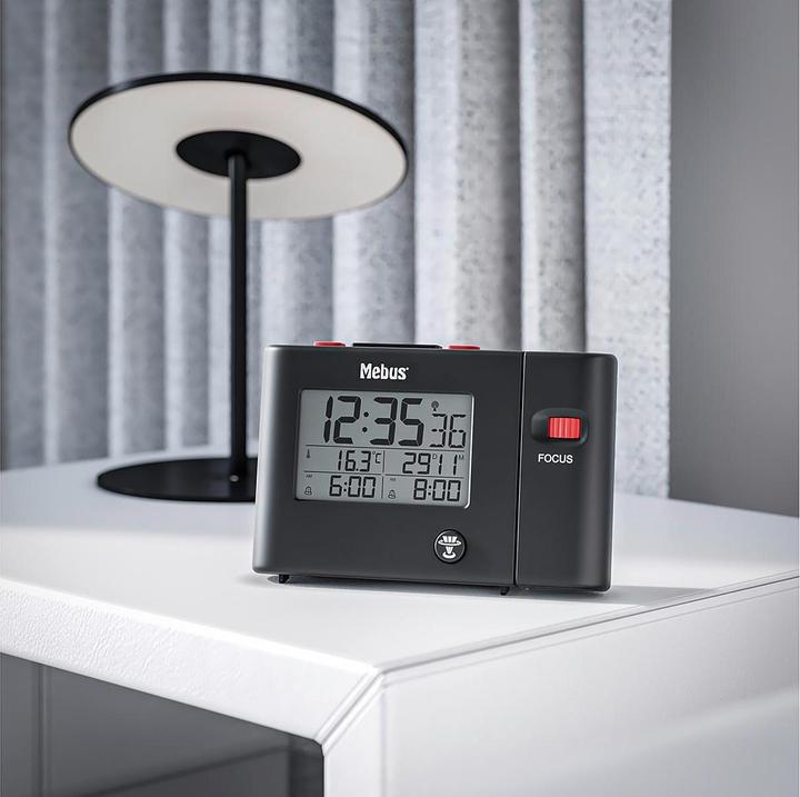 Actual product image Mebus 25795 Radio Projection Alarm Clock
