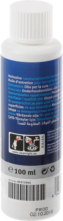 Image du produit Siemens Huile d'entretien de l'acier inoxydable
