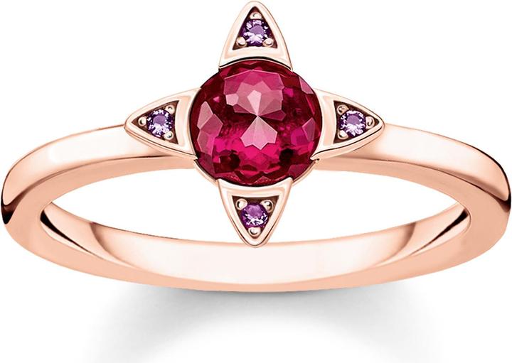 Actual product image Thomas Sabo Ring Colored Stones rosé (52, 925 Silver)