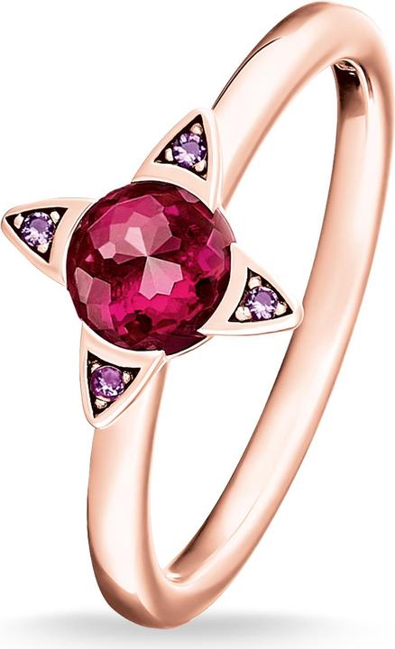 Actual product image Thomas Sabo Ring Colored Stones rosé (52, 925 Silver)