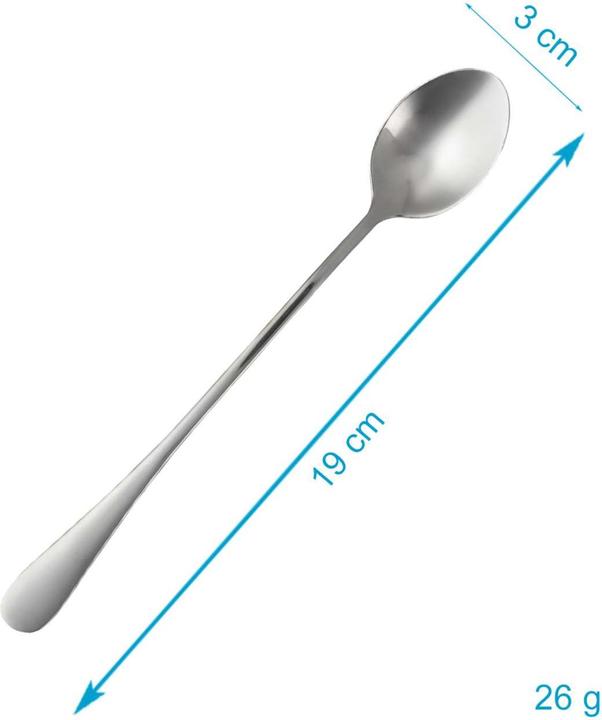 Image du produit Intirilife Cuillère à glace à long manche pour dessert Café (6 pièce(s), Scoops)