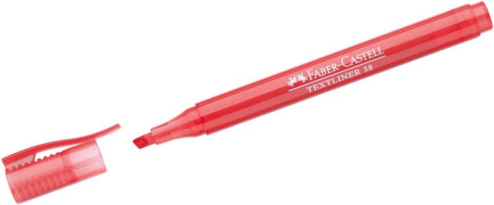 Actual product image Faber-Castell Highlighter 38 Pen shape (Red, 1 mm, 1 x)