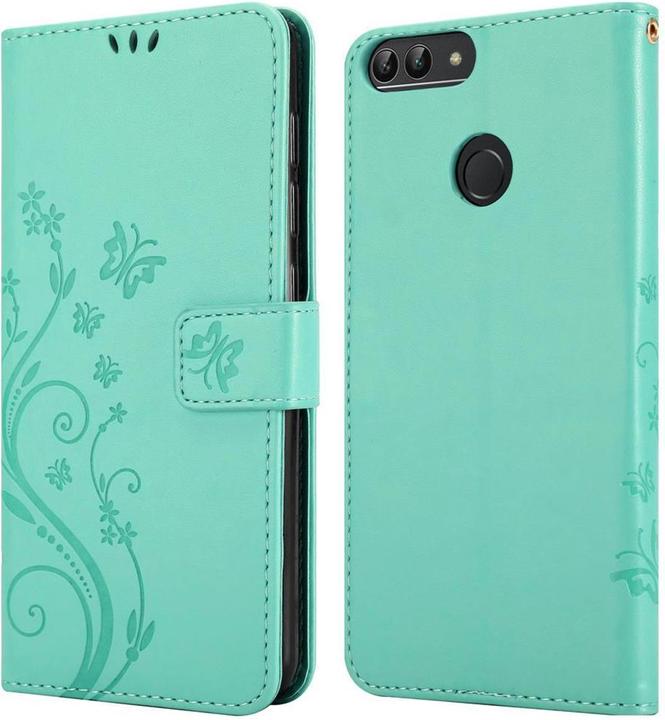 Actual product image Cadorabo Flower Book Cover (Huawei Enjoy 7S)
