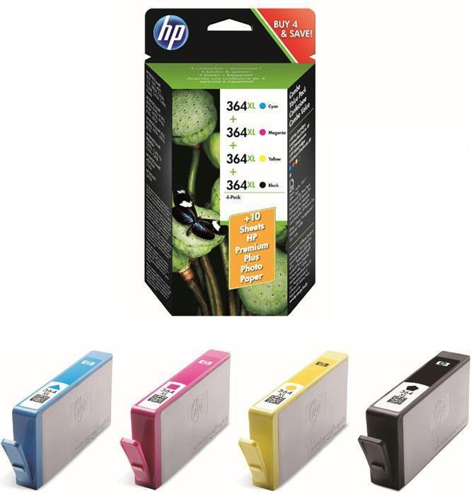 Produktbild HP 364XL Combo Value Pack (M, BK, C, Y)