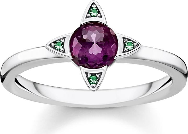 Thomas Sabo Ring Farbige Steine silber