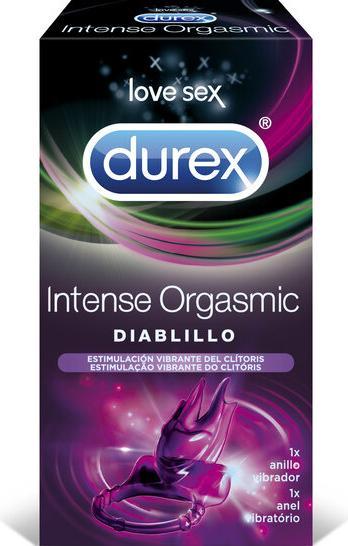 Actual product image Durex Vibrating Penis Ring Intense Diablillo
