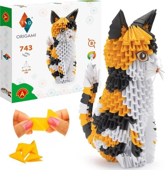 Actual product image Alexander Origami 3D cat