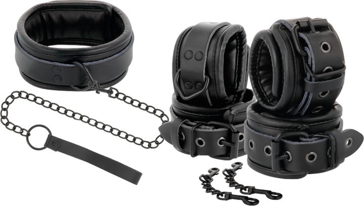 Actual product image Darkness Leather And Handcuffs Black