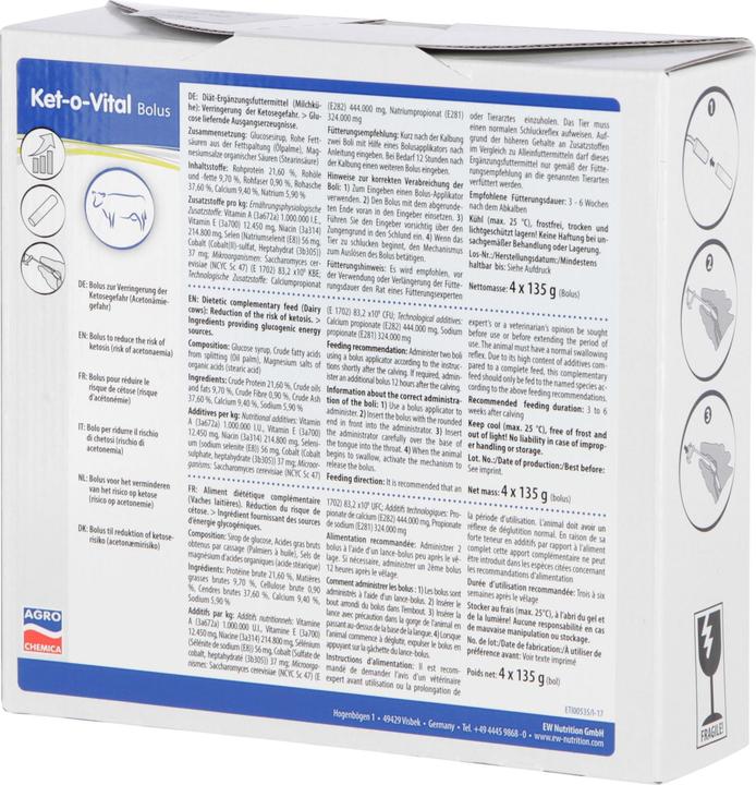 Produktbild Magni Ket-o-Vital Bolus, Energie Bolus, 4 Bolus/Packung