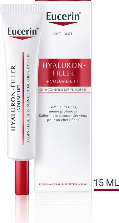 Produktbild Eucerin HYALURON-FILLER + VOLUME-LIFT Augenpflege LSF 15 (Crème, 15 ml)
