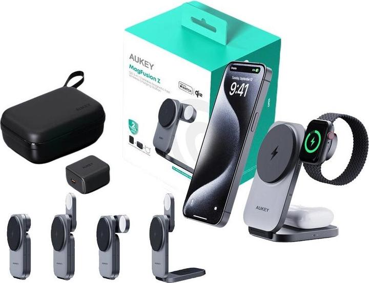 Actual product image Aukey Magfusion Z 3 in1 (30 W)