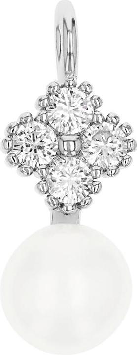 Produktbild Amor Anhänger für Damen, 925 Sterling Silber, Zirkonia synth., Süsswasserzuchtperle (Silber 925)