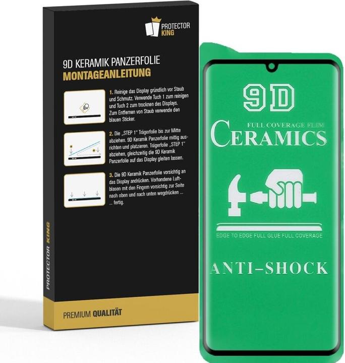 Produktbild Protectorking 3x Ceramic-Glass Full Cover HD Klar (3 Stück, Xiaomi Redmi Note 10 Pro)