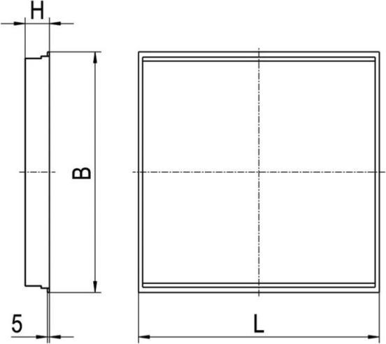 Actual product image Ridi LED recessed luminaire (3775 lm)