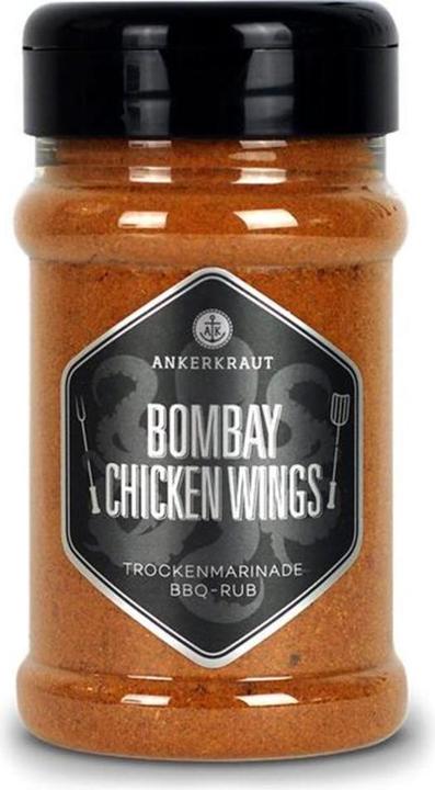 Ankerkraut Gewürze Bombay Chicken Wings Curry BBQ Rub (230 g)