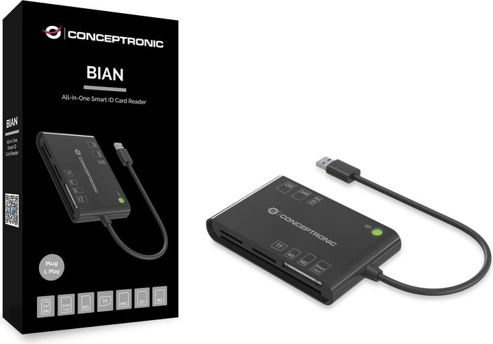 Immagine prodotto Conceptronic Smart ID Card Reader All-In-One (USB 2.0)