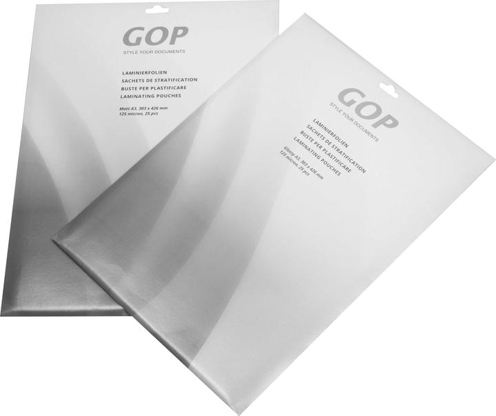 GOP Laminiertaschen A6 020699 125my, matt 100 Stück (A6, 100 Stück, 125 µm)