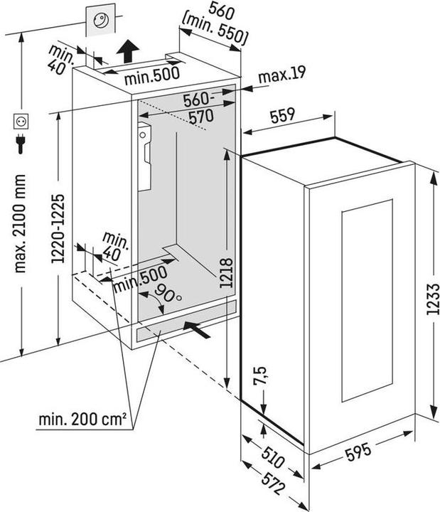Actual product image Liebherr EWTgb 2383-26