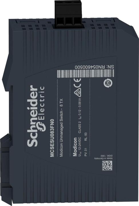 Actual product image Schneider Electric Unmanaged Switch 8TX 10/100Mbps (8 Ports)