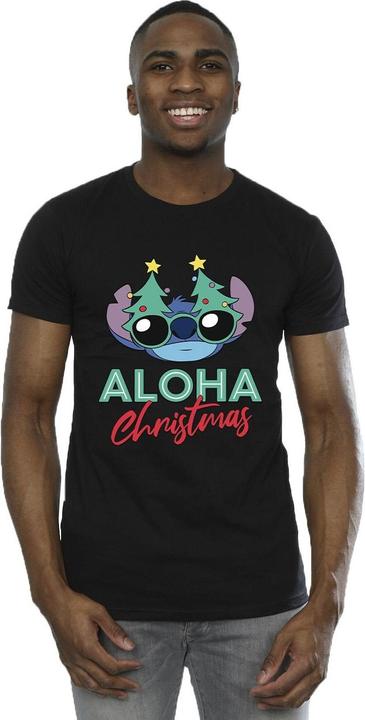 Produktbild Disney Lilo And Stitch Christmas Tree Shades TShirt (L)