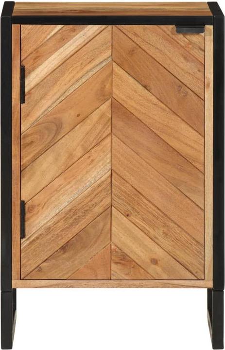 Image du produit VidaXL Armoire de salle de bain en acacia et fer (40 x 30 x 60 cm)