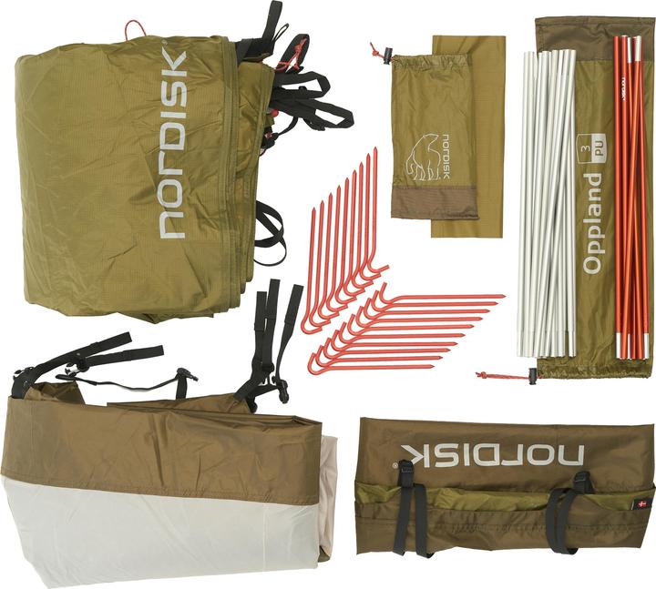 Actual product image Nordisk Oppland 3 PU (Tunnel tent, 4.62 kg, 3 persons)