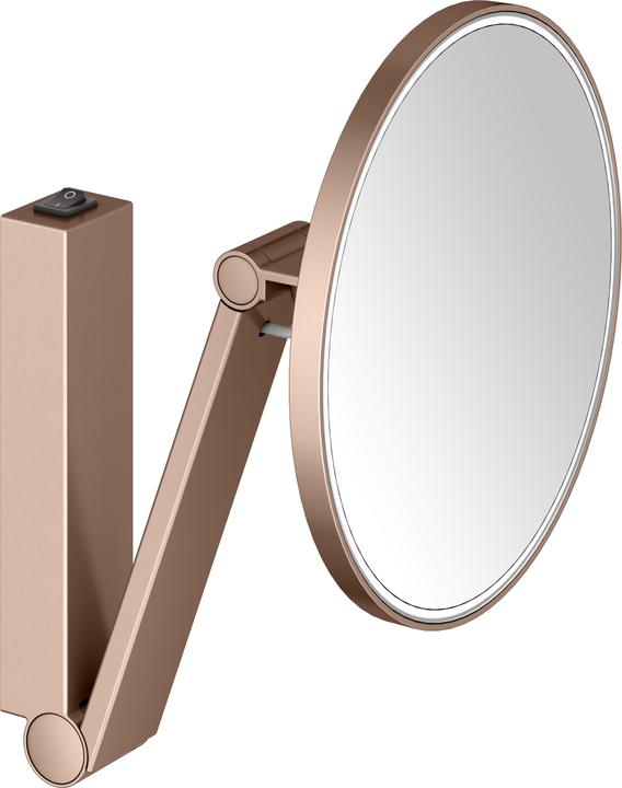 Brushed rose gold