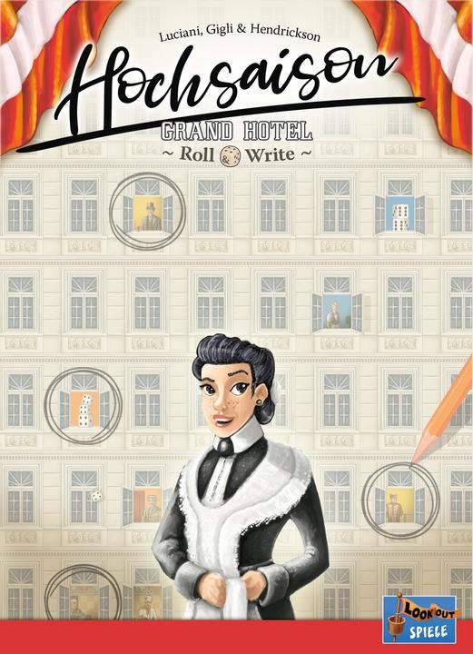 Productafbeelding Lookout LOOD0061 - Hoogseizoen: Grand Hotel Roll & Write, bordspel voor 2-4 spelers, vanaf 12 jaar (EN) (Duits)