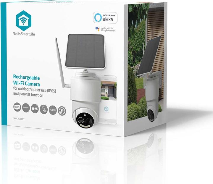 Immagine prodotto Nedis Telecamera SmartLife per esterni | Wi-Fi | Full HD 1080p | Inclinazione panoramica | IP65 | Durata (1920 x 1080 Pixels)